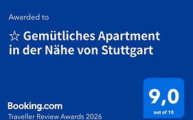 ☆ Gemütliches Apartment in der Nähe von Stuttgart